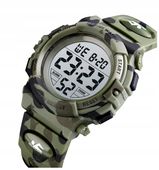 Zegarek dziecięcy SKMEI elektroniczny moro wiele funkcji