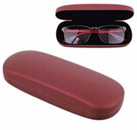 Bordo ETUI NA OKULARY korekcyjne przeciwsłoneczne Futerał Pokrowiec TWARDE