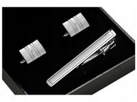 KOMPLET Spinki do Mankietów Spinka do Krawata ks12