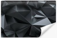 Fototapeta Do Salonu Czarna Abstrakcja Efekt 3D Styl Glamour 180cm x 120cm