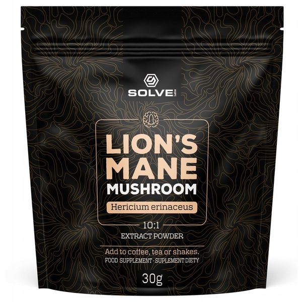 LIONS MANE 10:1 SOPLÓWKA JEŻOWATA 30G SOLVE LABS zdjęcie 1