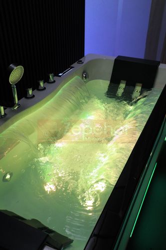 Wanna z hydromasażem EBX-7066 white prostokątna 170cmx78cmx61cm Wodosp na Arena.pl