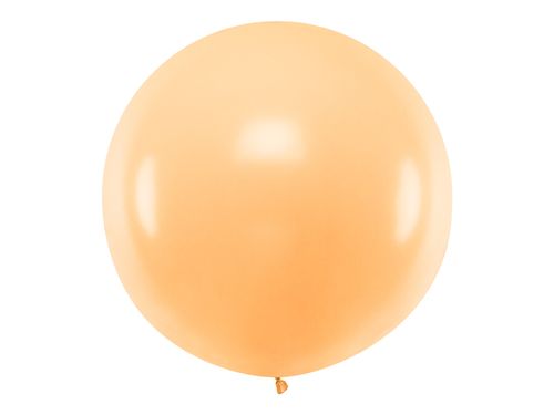 Balon okrągły 1m, Pastel Light Peach na Arena.pl