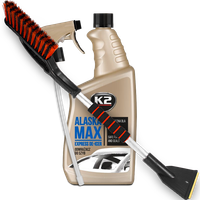 Szczotko Skrobaczka 75cm Mosiężna Odmrażacz Do Szyb K2 Alaska Do Odmrażania