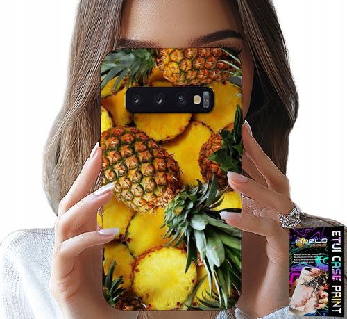 ETUI DO SAMSUNG GALAXY S10 - ANANAS OWOCOWY CASE OBUDOWA + FOLIA na Arena.pl