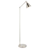 Regulowana lampa podłogowa L&-197835 Light& metalowa nikiel