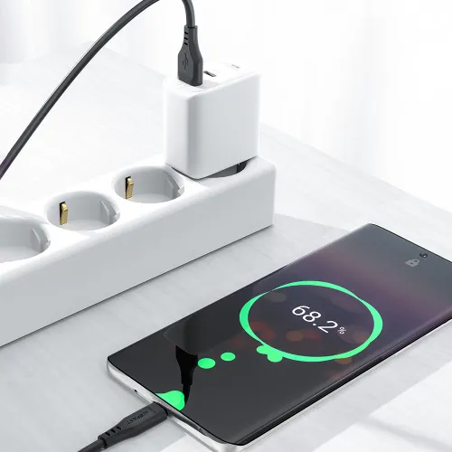 acefast kabel usb - usb typ c 1,2m, 3a biały (c3-04 white) na Arena.pl