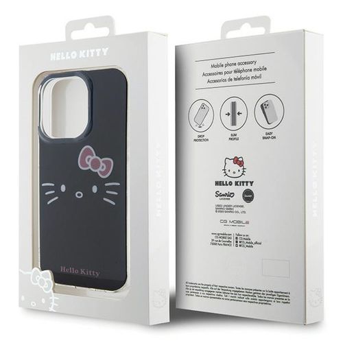 Etui Hello Kitty do iPhone 14 Pro, Czarny na Arena.pl