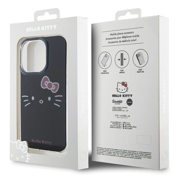 Etui Hello Kitty do iPhone 14 Pro, Czarny zdjęcie 8