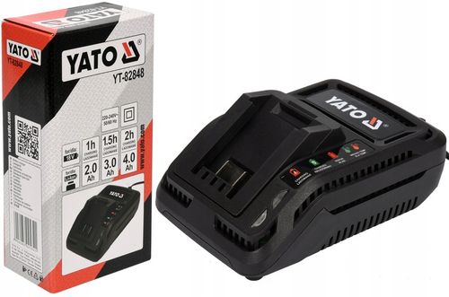 YATO ŁADOWARKA DO AKUMULATORÓW SYSTEM 18V YATO BATERIA YT-82848 na Arena.pl