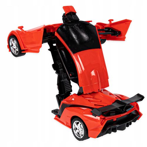 Samochód Zdalnie Sterowany Czerwony Robot Autobot na Arena.pl