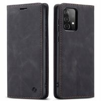 ETUI Z KLAPKĄ SPACECASE WALLET SKÓRZANE DO GALAXY A52/A52S + SZKŁO