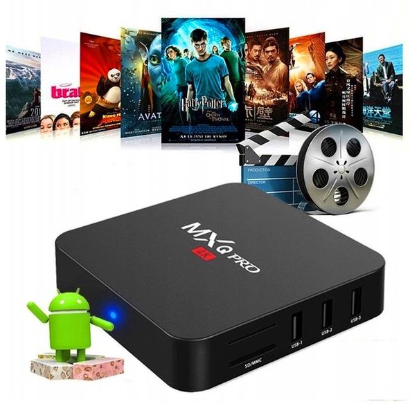 SMART TV BOX MXQ PRO 4K 1+8GB ANDROID 11.1 WIFI SD 5G DEKODER JĘZYK zdjęcie 4