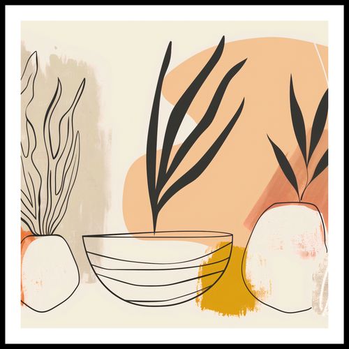 Plakat 90x90cm Szkice Botaniczne na Arena.pl