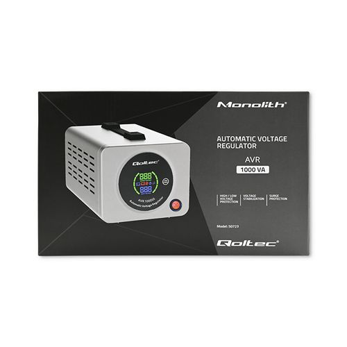 Qoltec Automatyczny stabilizator napięcia AVR 1000VA na Arena.pl