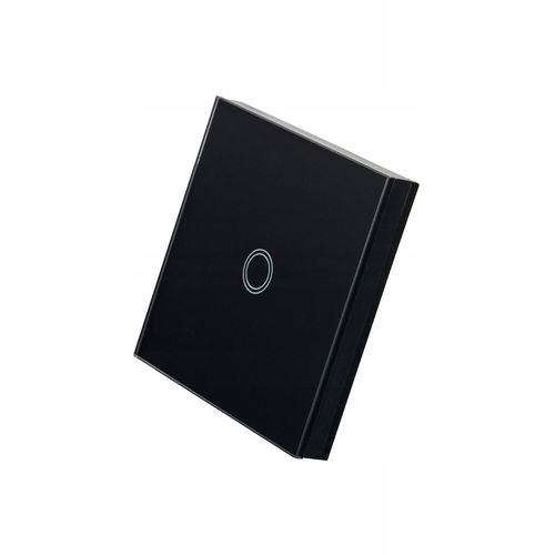 2x Dotykowy Szklany WŁĄCZNIK ŚWIATŁA LED SCHODOWY KRZYŻOWY LED Czarny na Arena.pl