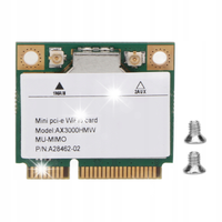 KARTA SIECIOWA AX3000HMW MINI PCI-E WIFI6 2,4GHZ 5 GHZ 3000GBPS 802.11AX/AC