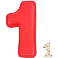 Forma Silikonowa Do Pieczenia Tortu Urodzinowego Ciasta Kształt Cyfry 1