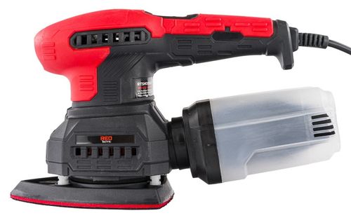 SZLIFIERKA MIMOŚRODOWA OSCYLACYJNA 125mm 1300W 3W1 3 PADY REGULACJA 6 x PAP na Arena.pl