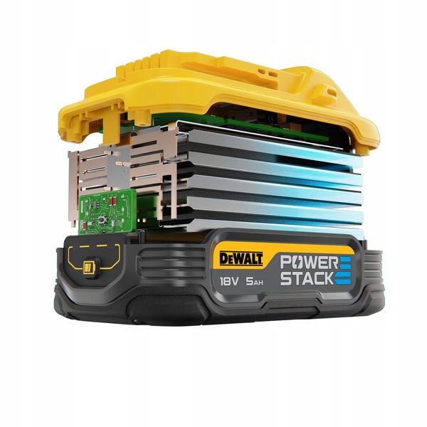 DEWALT AKUMULATOR 18V 5,0Ah 2szt. POWERSTACK DCBP518H2 zdjęcie 3