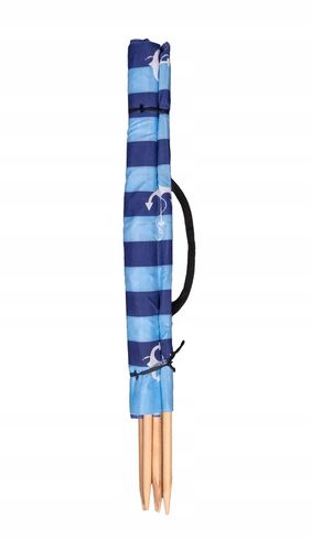 PARAWAN WAKACYJNY 4M PLAŻOWY WYTRZYMAŁY MORSKI WZÓR-POLSKI na Arena.pl