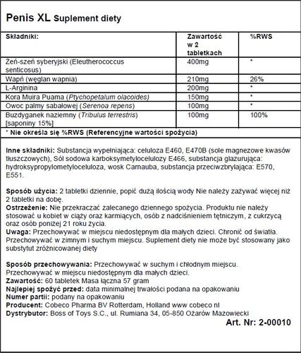 supl.diety penis xl tabs east efs na Arena.pl