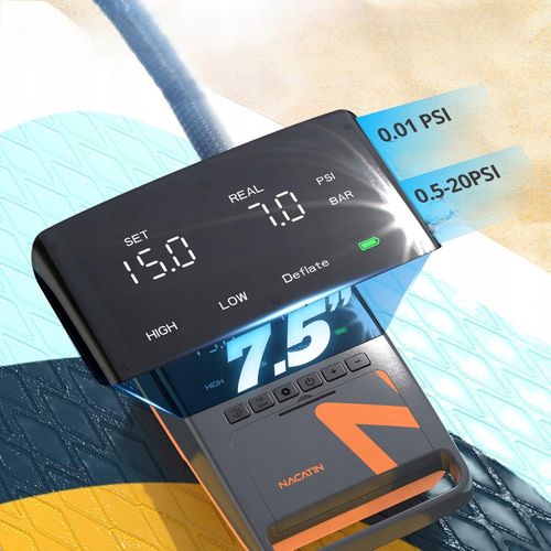 Pompka Elektryczna Do Deski Sup Pontonu Kajaku 16Psi 12V Lcd Do Pompowania na Arena.pl