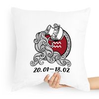 Poduszka Prezent Znaki Zodiaku Zodiakara Wodnik Z Nadrukiem Ze Zdjęciem