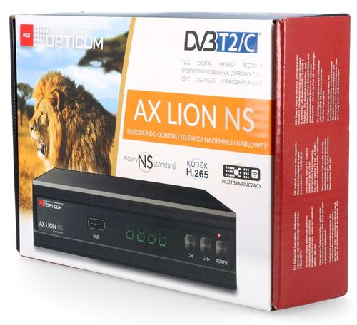Tuner DVB-T2 Opticum AX Lion NS na Arena.pl