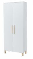 Szafa IDEA wysokość 160 cm Biały - szafka z półkami