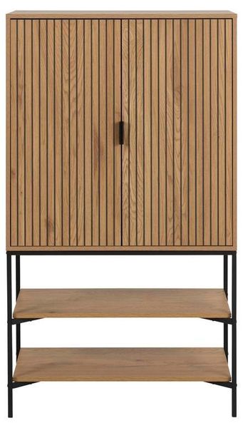 Regał Jaipur dąb/czarny zdjęcie 4