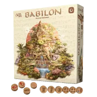 Babilon - strategiczna gra planszowa - budowanie trójwymiarowego ogrodu