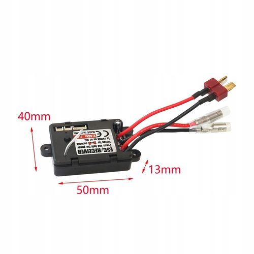 RC Car 45A Brushed ESC DIY Akcesoria Części Ulepszające dla Scy 16101 16103 na Arena.pl