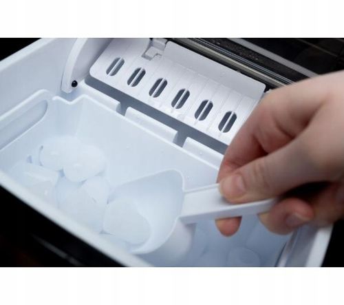 Kostkarka do lodu Eldom KS2109 12kg/24h 110W Łopatka do lodu Srebrno-Czarna na Arena.pl