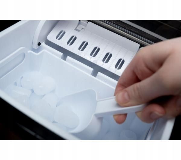 Kostkarka do lodu Eldom KS2109 12kg/24h 110W Łopatka do lodu Srebrno-Czarna zdjęcie 4