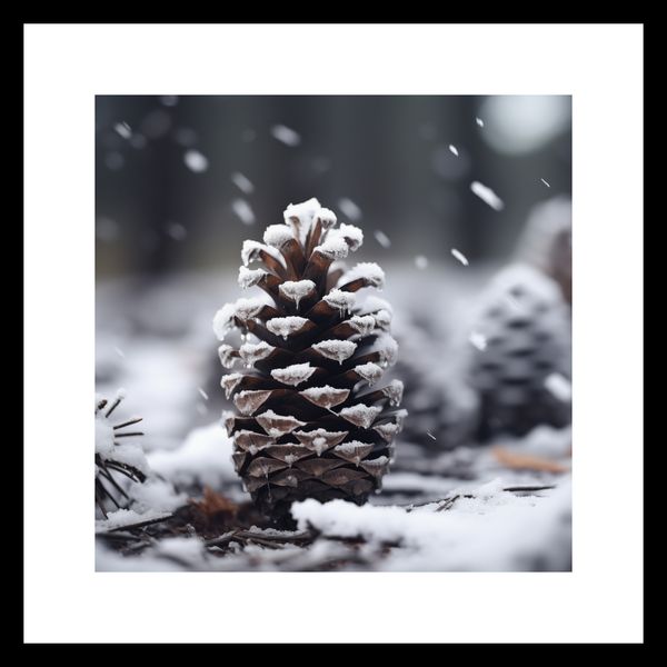 Plakat 30x30cm Zimowy Spokój zdjęcie 3