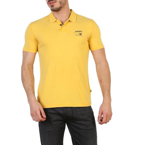 Napapijri koszulka męska polo żółty M na Arena.pl
