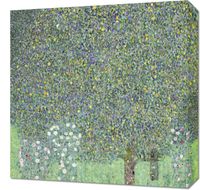 Obraz 50x50cm Rosebushes under the Trees, Klimt Vintage