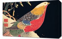 Obraz 60x40cm Golden Pheasant, Jakuchu Japoński Vintage