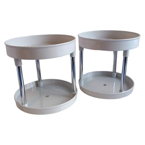 Organizer Pojemnik Dwupoziomowy Obrotowy 2szt na Arena.pl