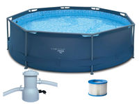 Basen Ogrodowy Corciano 300 x 76 cm Pompa Stelażowy