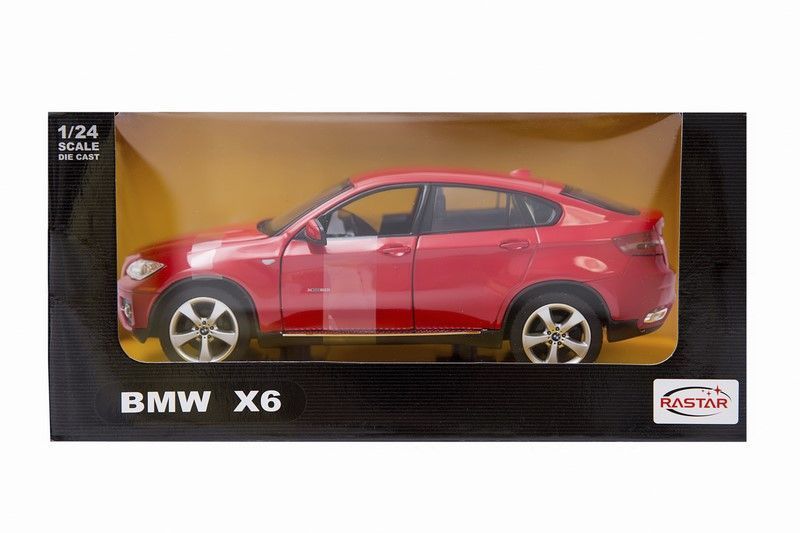 BMW X6 41500 Rastar 1:24 czerwony zdjęcie 2