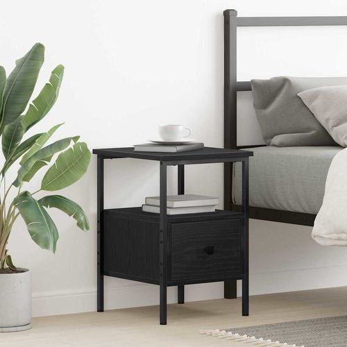 Szafka Nocna z szufladą Czarny dąb 34 x 36 x 50 cm na Arena.pl