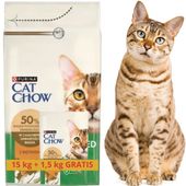 sucha karma dla kotów sterylizowanych cat chow indyk 15 kg +1.5 kg gratis
