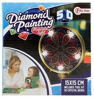 diamond painting haft mozaika świetlna zestaw kreatywny lampka mandala
