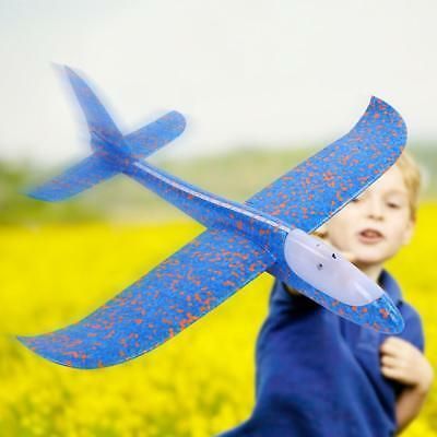 SAMOLOT STYROPIANOWY LED LIGHT niebieski rzutka na Arena.pl