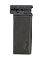 Czarna Zapalniczka Fajkowa Płomieniowa z Regulacją Płomienia Gentelo