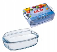 Naczynie żaroodporne szklane z pokrywą Pyrex 4,6l