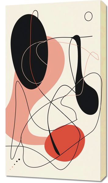 Obraz 50x90cm Wibracje Abstrakcji zdjęcie 1