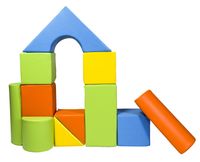 komplet 11 dużych klocków piankowych do zabawy,żłobków,przedszkoli